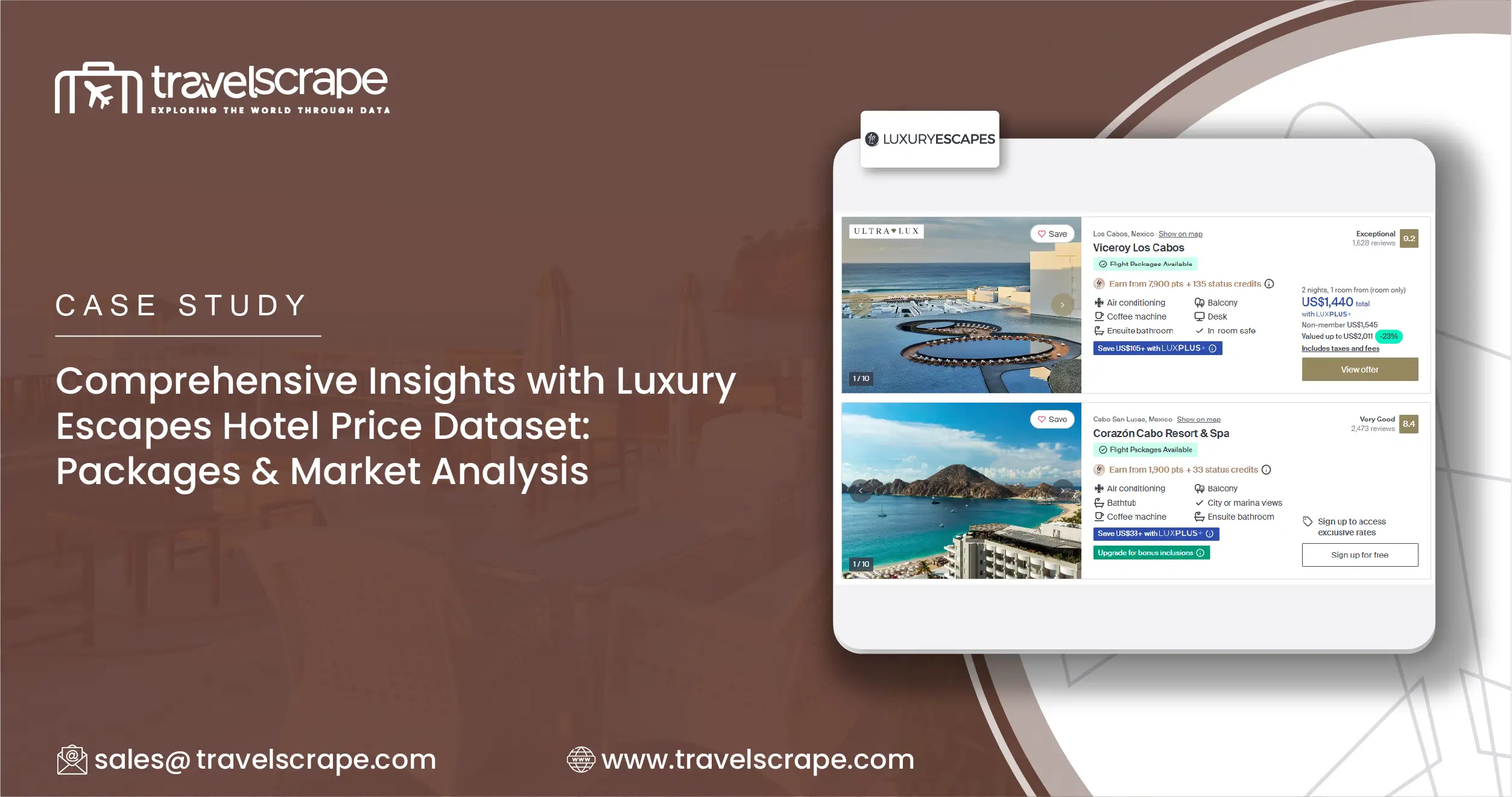 Comprehensive Insights with Luxury Escapes Hotel Price Dataset